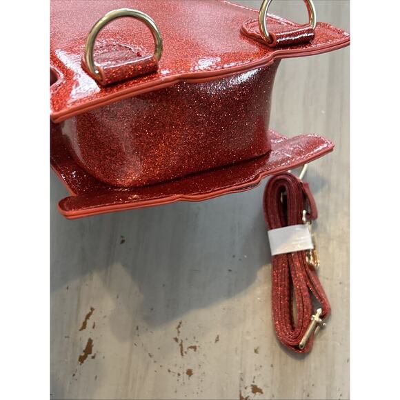 Bewaltz Classic Red Gumball Machine Handbag Sparkle Glitter Novelty - Picture 7 of 10